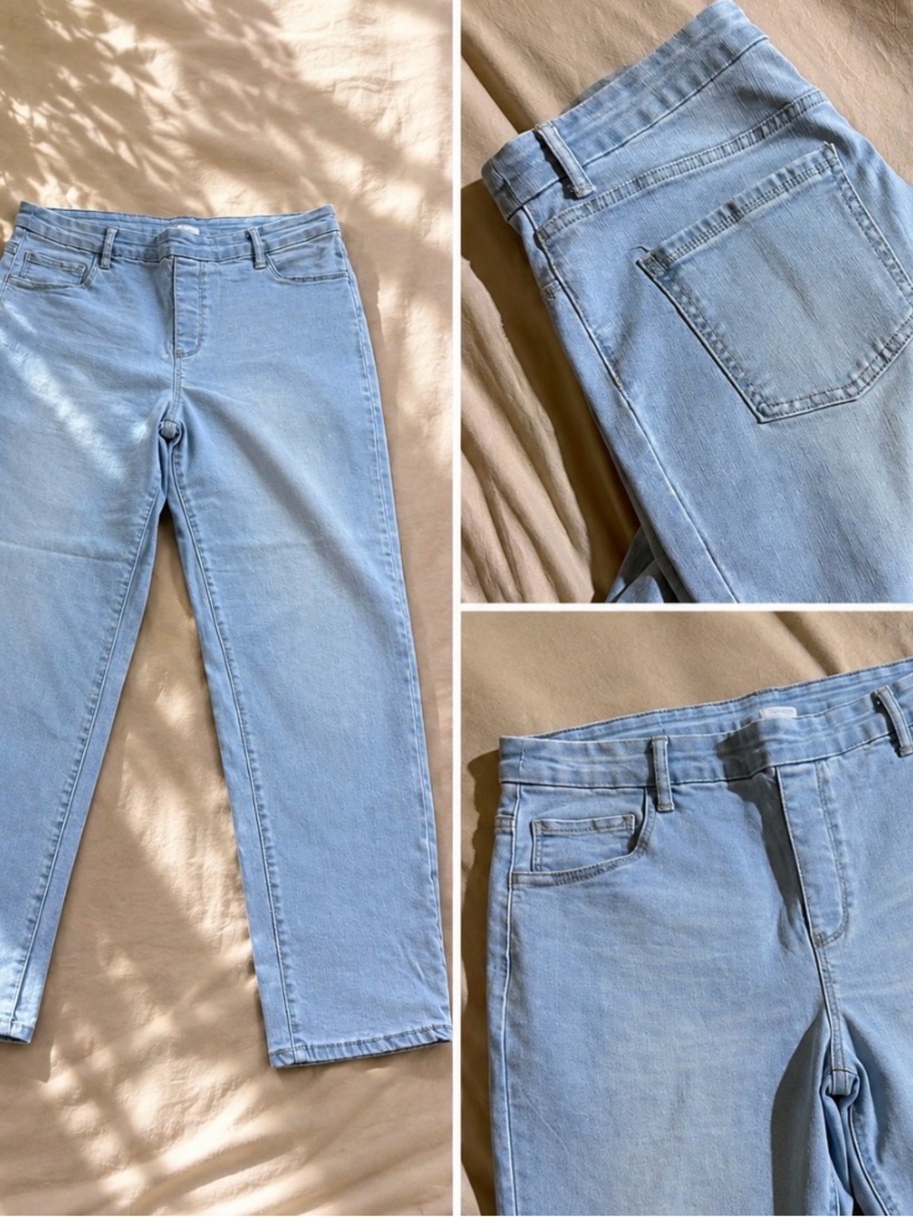 Time and Tru Light Blue Women’s Straight-Leg Jeans